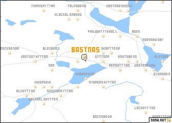 map of Bastnäs