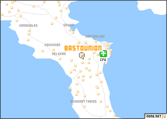 map of Bastoúnion