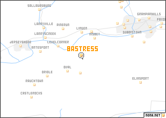 map of Bastress