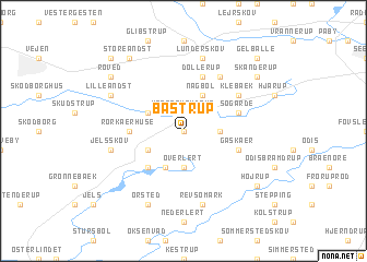 map of Bastrup