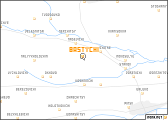 map of Bastychi