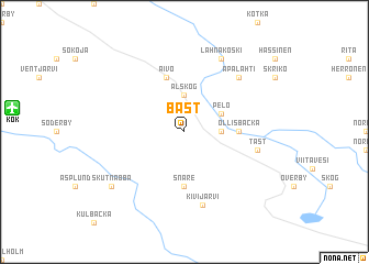 map of Bast