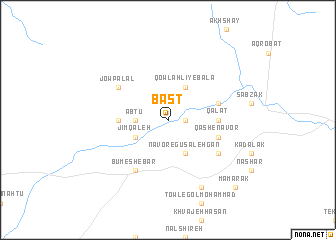 map of Bast