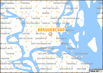 map of Bāsudeb Chāp