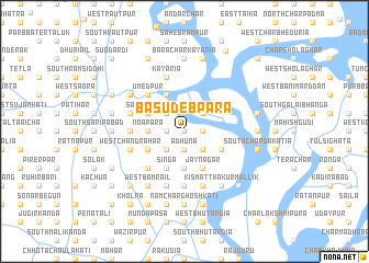 map of Bāsudebpāra