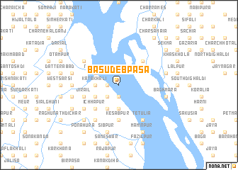 map of Bāsudebpāsa