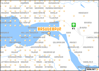 map of Basudebpur