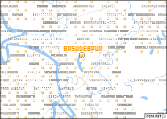 map of Bāsudebpur