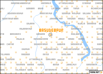 map of Bāsudebpur