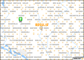 map of Basulia