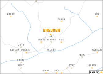 map of Basumba