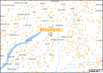 map of Basuni Simli