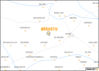 map of Başüstü