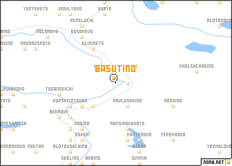 map of Basutino