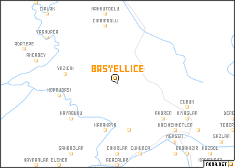 map of Başyellice