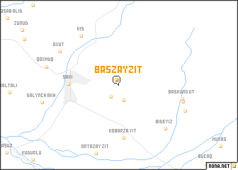 map of Baş Zǝyzit