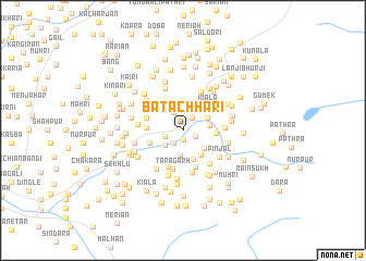 map of Bata Chhari