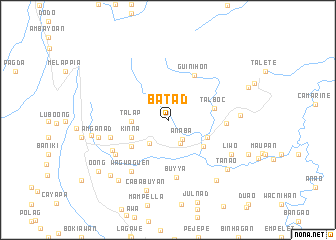 map of Batad