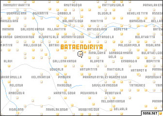 map of Bataendiriya