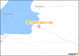 map of Batagay-Saylyga