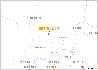 map of Bataillon