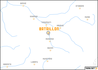 map of Bataillon