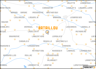 map of Bataillou