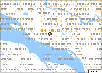 map of Bātaimuri