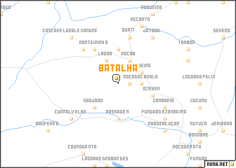 map of Batalha