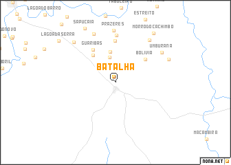 map of Batalha