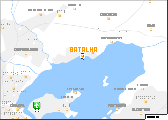 map of Batalha