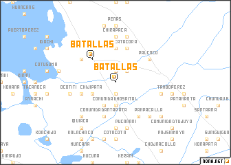 map of Batallas