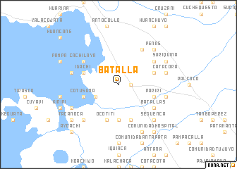 map of Batalla