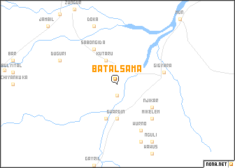 map of Batal Sama