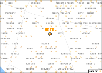 map of Batal