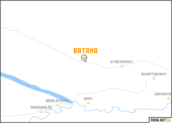 map of Batama