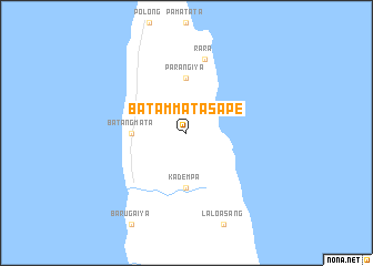 map of Batammatasape