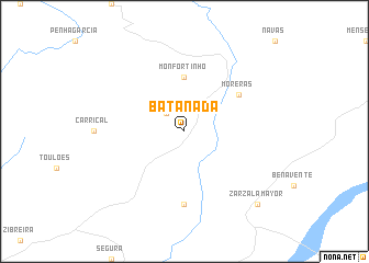 map of Batanada