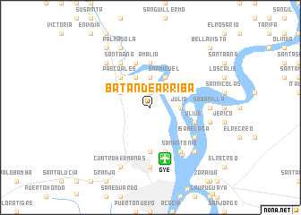 map of Batán de Arriba