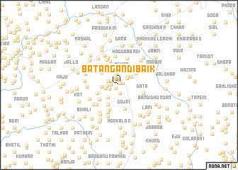 map of Batangāndi Baik