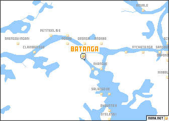 map of Batanga