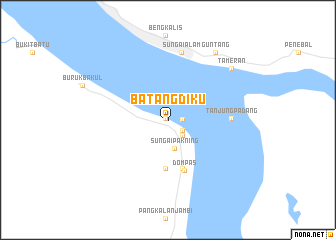 map of Batangdiku