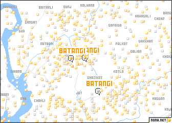 map of Batangi