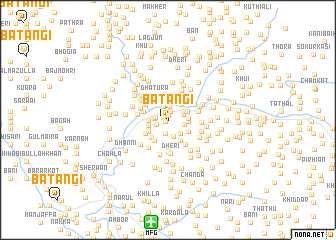 map of Batangi