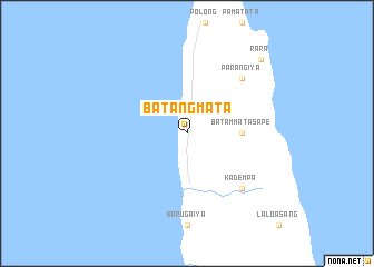 map of Batangmata