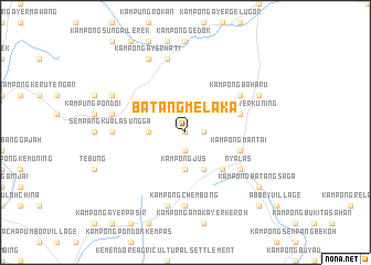 map of Batang Melaka