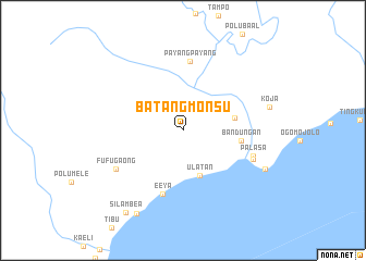 map of Batangmonsu