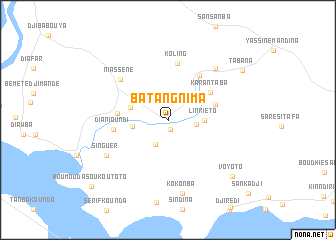 map of Batan Gnima