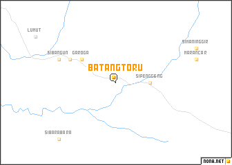 map of Batangtoru