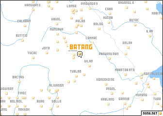 map of Batang